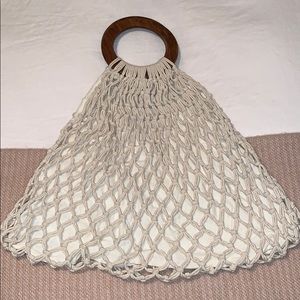 Abercrombie & Fitch women’s macrame tote